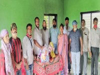 Foodgrain distribution at jumapatti families